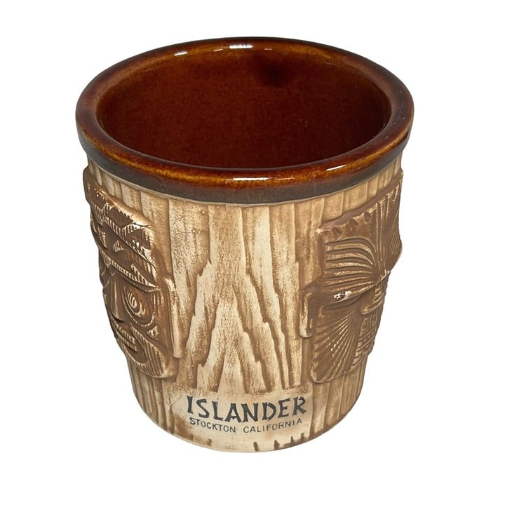 Islander Stockton California Tiki Mug Hawaiian Collectors Vintage Hut Vintage