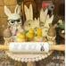 Rae Dunn Easter Bunny Hip Hip Hop Baking Rolling Pin Wood and Silicone Utensil