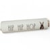 Rae Dunn Easter Bunny Hip Hip Hop Baking Rolling Pin Wood and Silicone Utensil