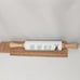 Rae Dunn Easter Bunny Hip Hip Hop Baking Rolling Pin Wood and Silicone Utensil