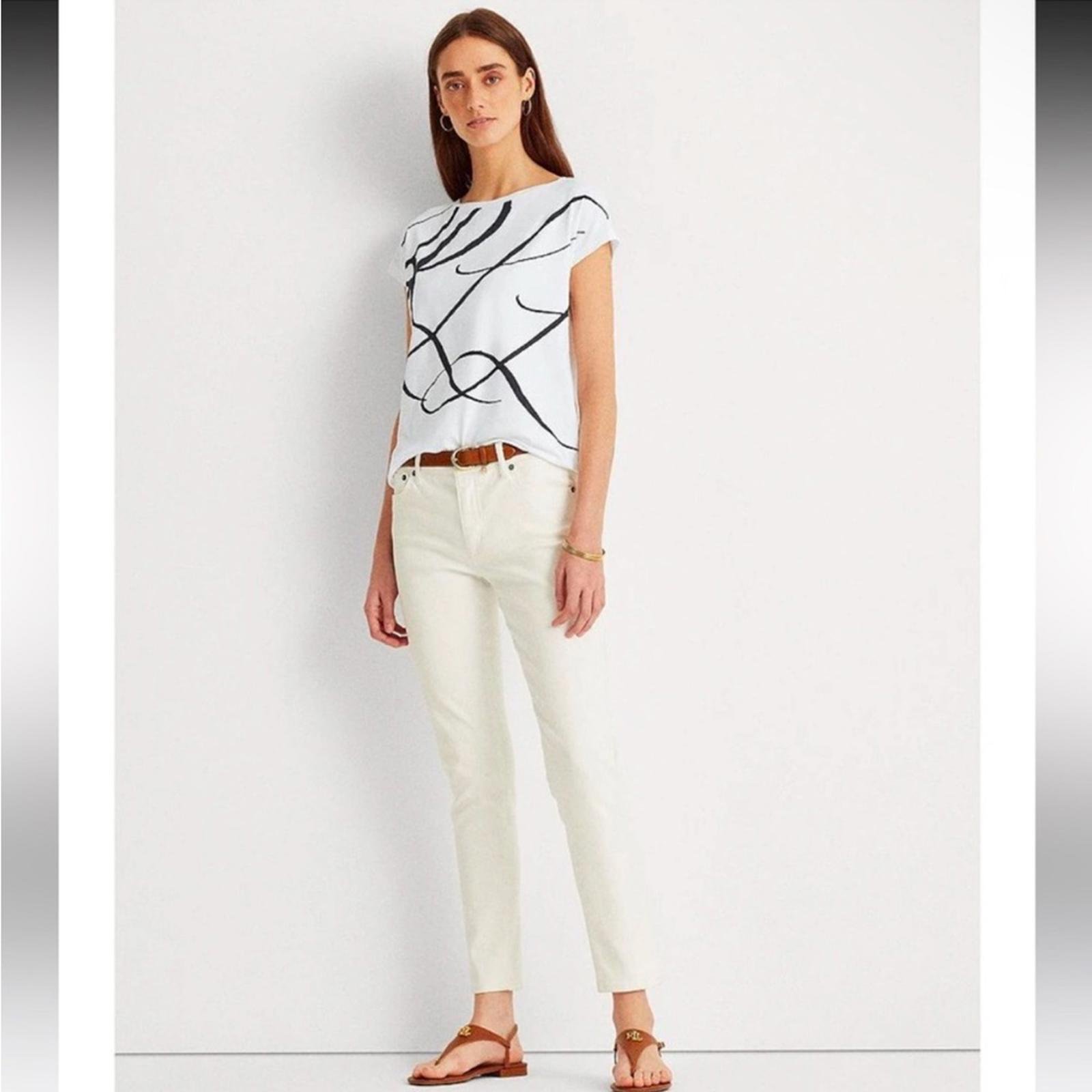 Ralph Lauren logo print cotton tee