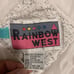Vintage Rainbow West 80's Retro Print Windbreaker Jacket Size M