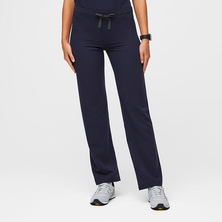 WEAR FIGS Women's Livingston Basic Scrub Pants Navy Medium Size Regular NEW