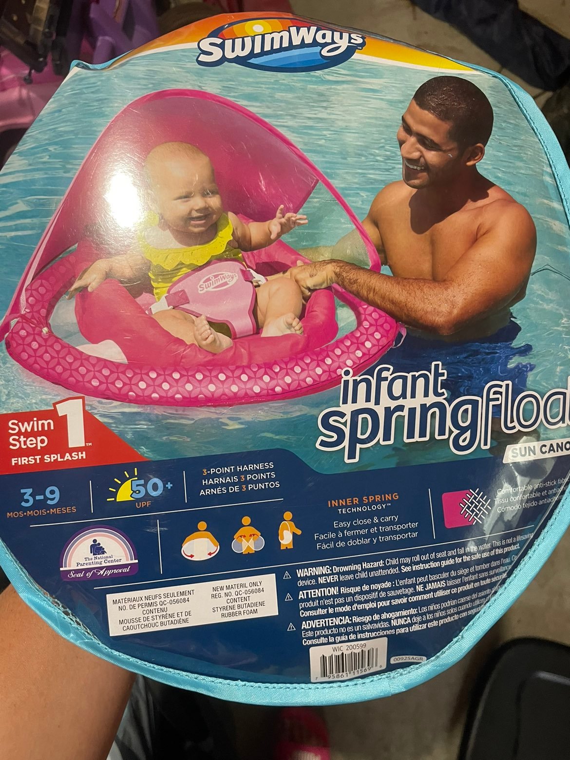 Swimway infant spring float pink