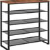 5-Tier Shoe Storage Unit, Shoe Organizer Shelf for 16-20 Pairs, Saving Space