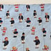Twin Size Vintage POLO Ralph Lauren Bear All Over Print Comforter Blanket