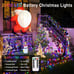 33ft 100 LED Battery Christmas Lights Indoor Outdoor for Easter Home Tree Party