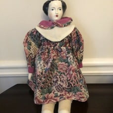 Vintage China Porcelain Doll Hand Painted Unbranded 19