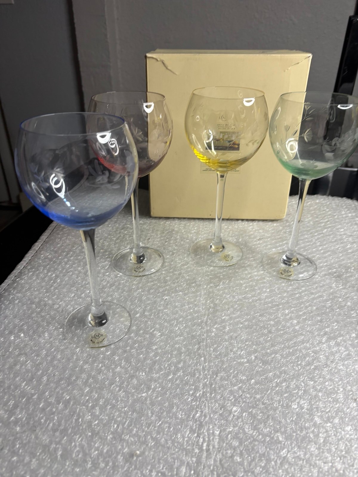 Lenox Butterfly Meadow wine glasses