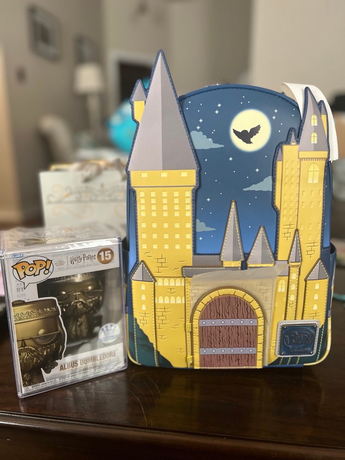 NWT Funko Pop Loungefly #15 Albus Dumbledore Hogwarts School Of Witchcraft Bag