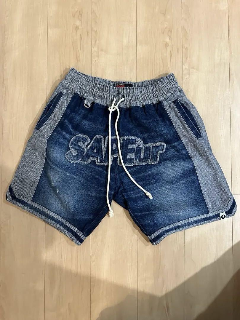 割引価格 SAPEur DENIM VINTAGE BASKET SHORTS パンツ