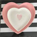 Heart bundle 4 ceramic heart plates