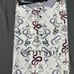 Greyson Golf Shirt Polo Serpentine Print Medium Arctic White Polyester MSRP 118