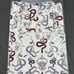 Greyson Golf Shirt Polo Serpentine Print Medium Arctic White Polyester MSRP 118