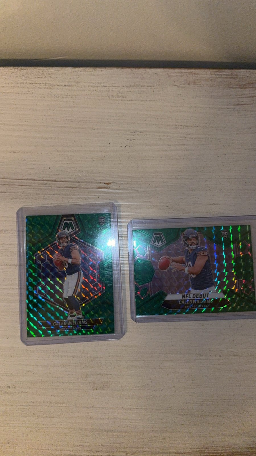 Card Lot Caleb Williams mosaic #301 & 289