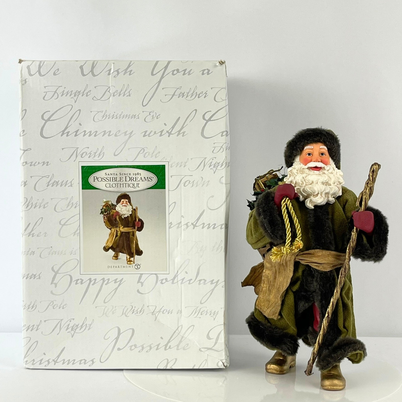 Dept 56 Possible Dreams 10 Santa Decoration World Treasures 4025516D Xmas Gifts