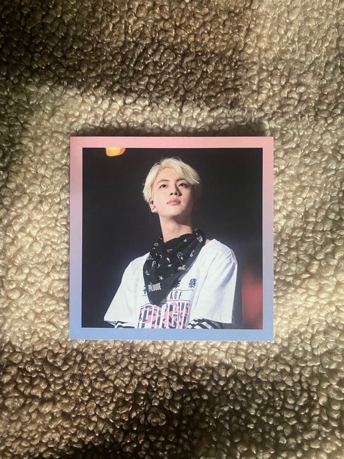 Bts Jin epilogue dvd photocard
