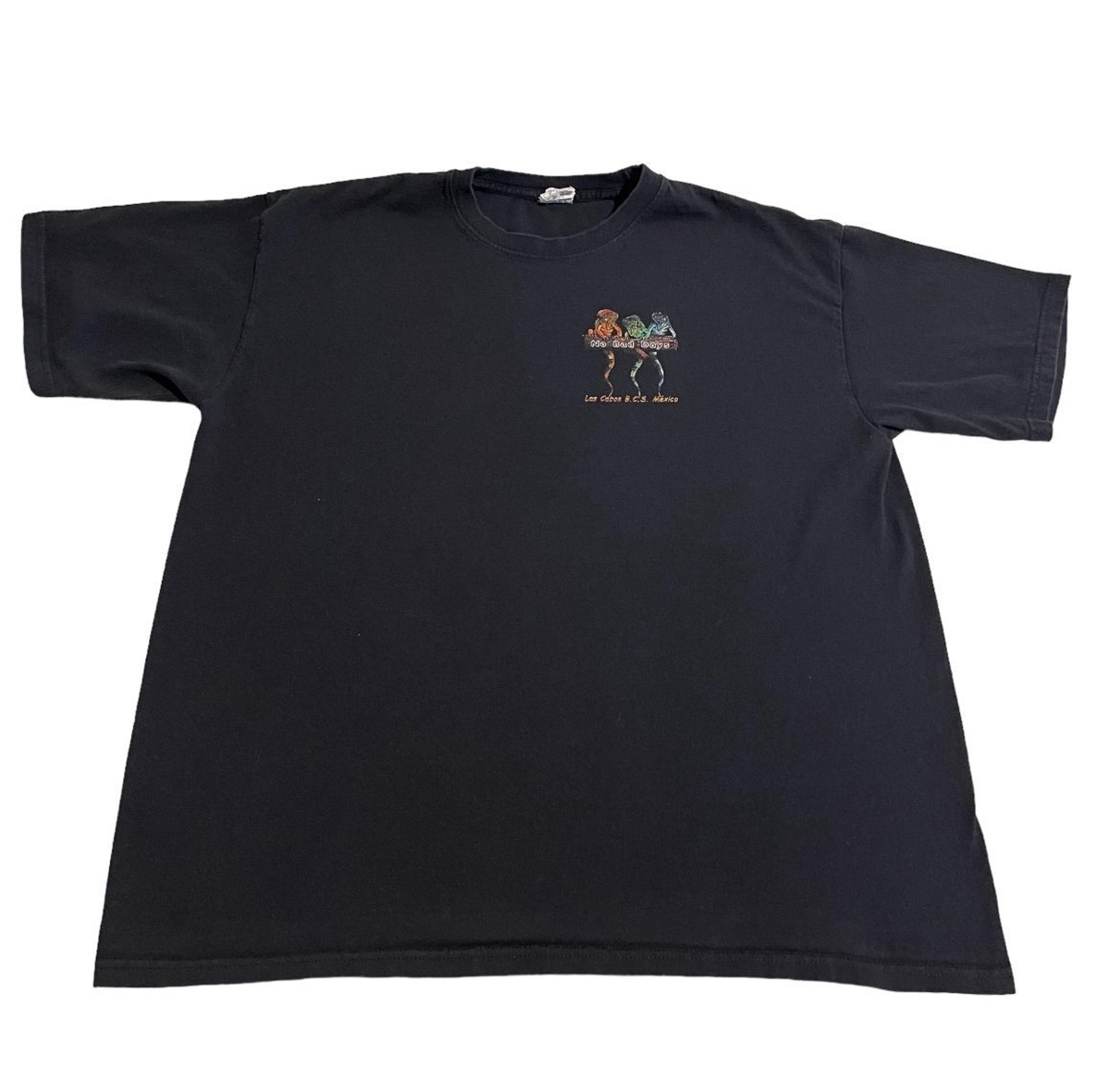 Yazbek Shirt Men XL Black Cotton Lightweight Streetwear Crew Neck Graphic Tee