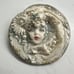 Vintage Adagio Sculpted Doll Face Brooch Pin/Earrings Handmade Signed Gift