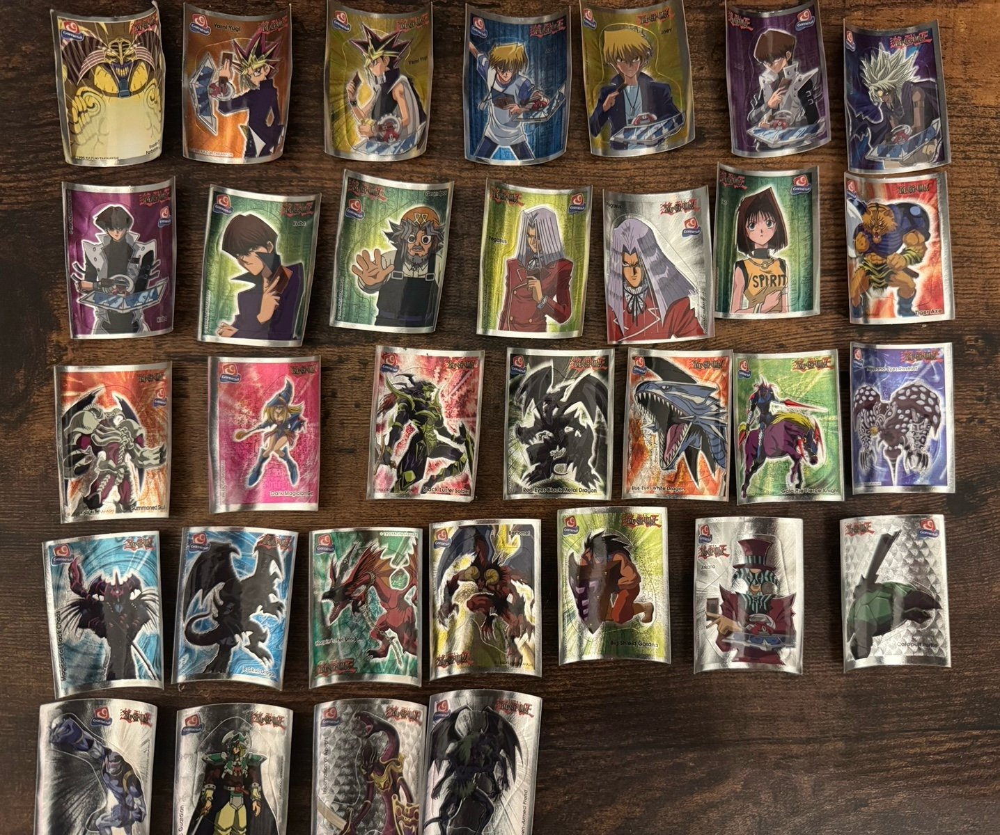 Extremely rare Yugioh Gamesa stickers Vintage Lot