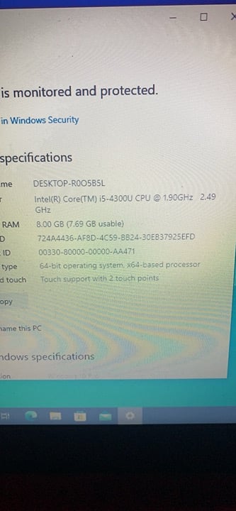 Lenovo laptop
