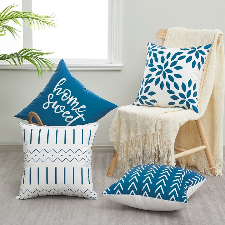 Eveque Indoor/Outdoor Pillow Cover (Set of 4)