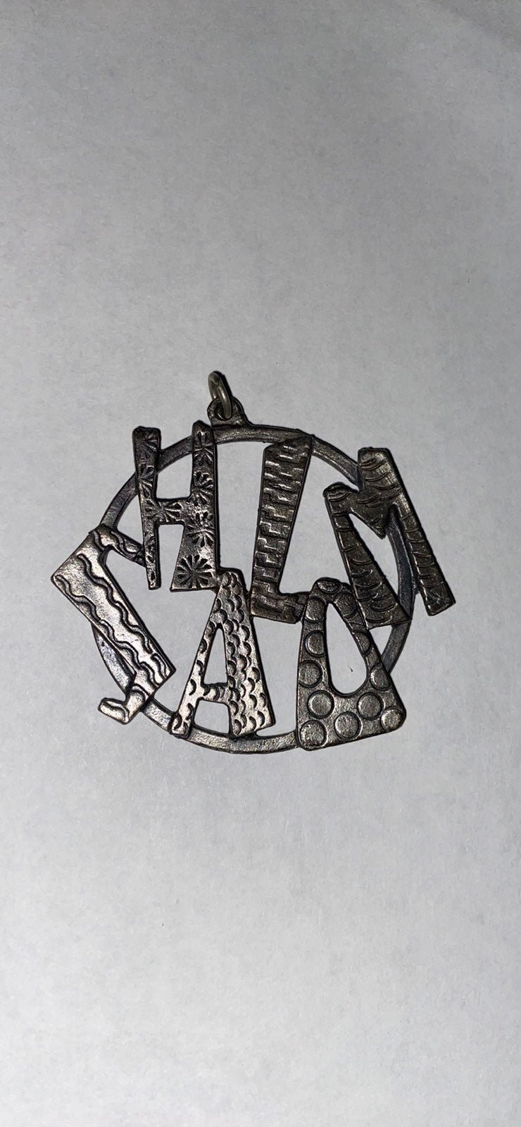 Jewish Shalom Pendant Charm