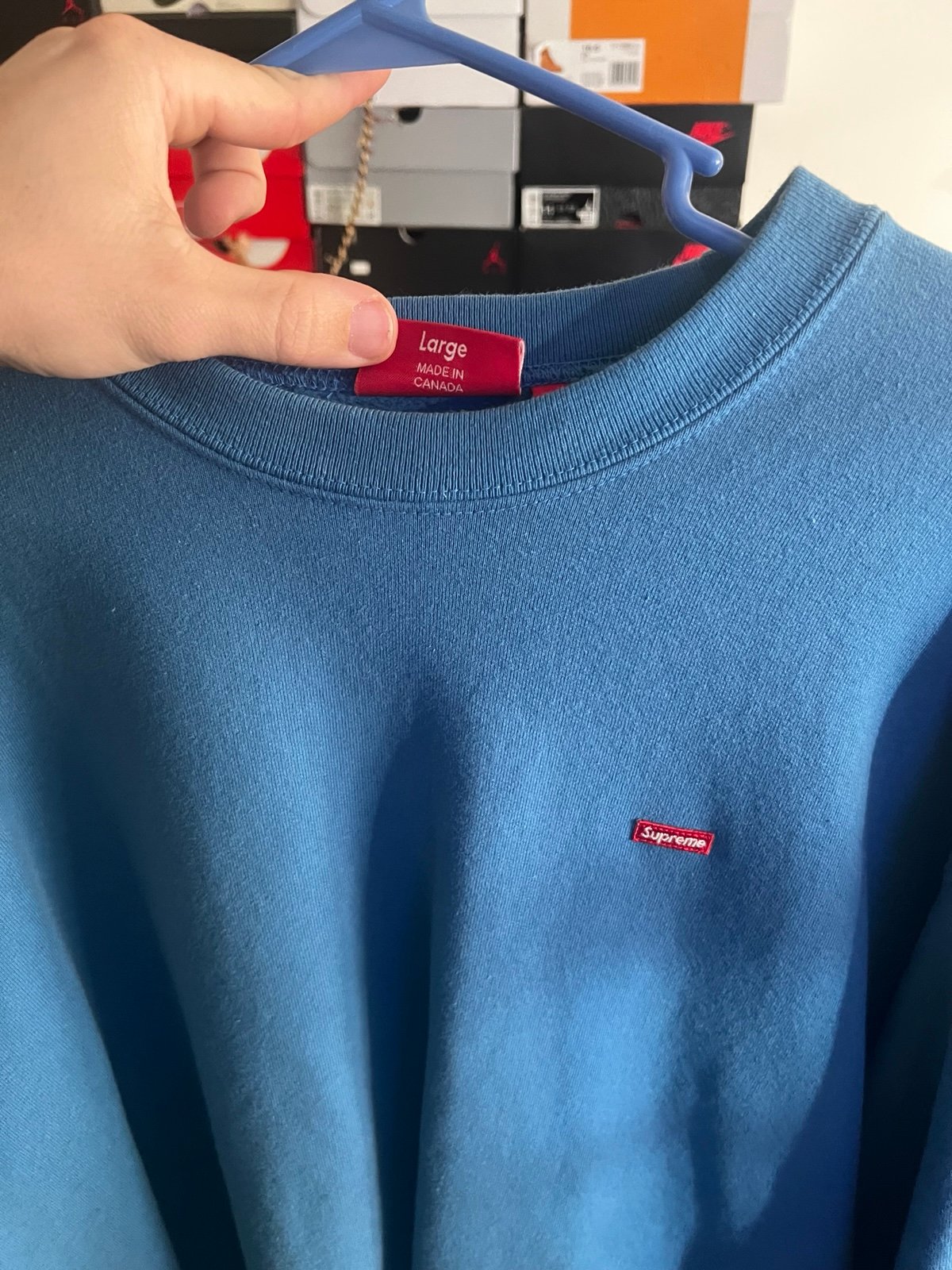 Supreme Small Box Crewneck Large