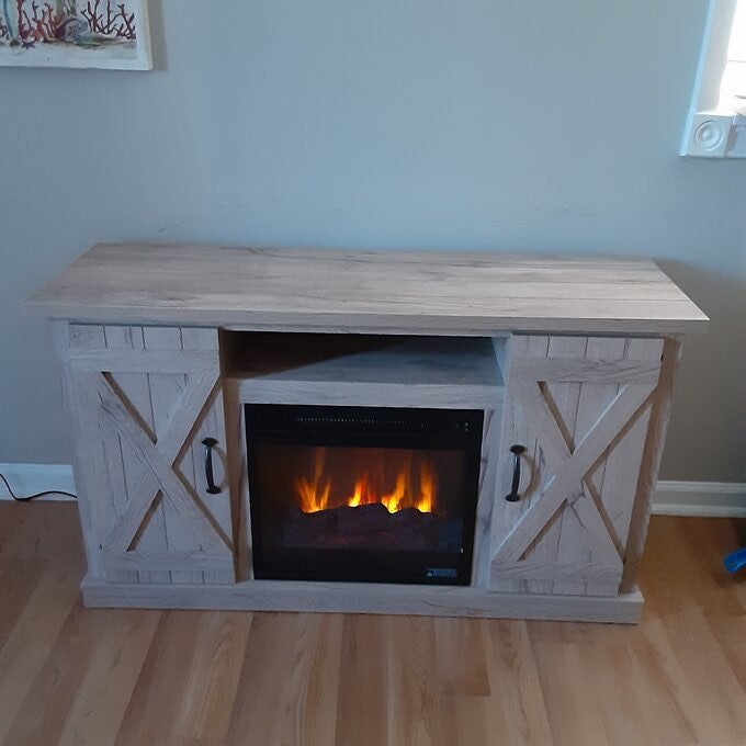 fireplace tv stand