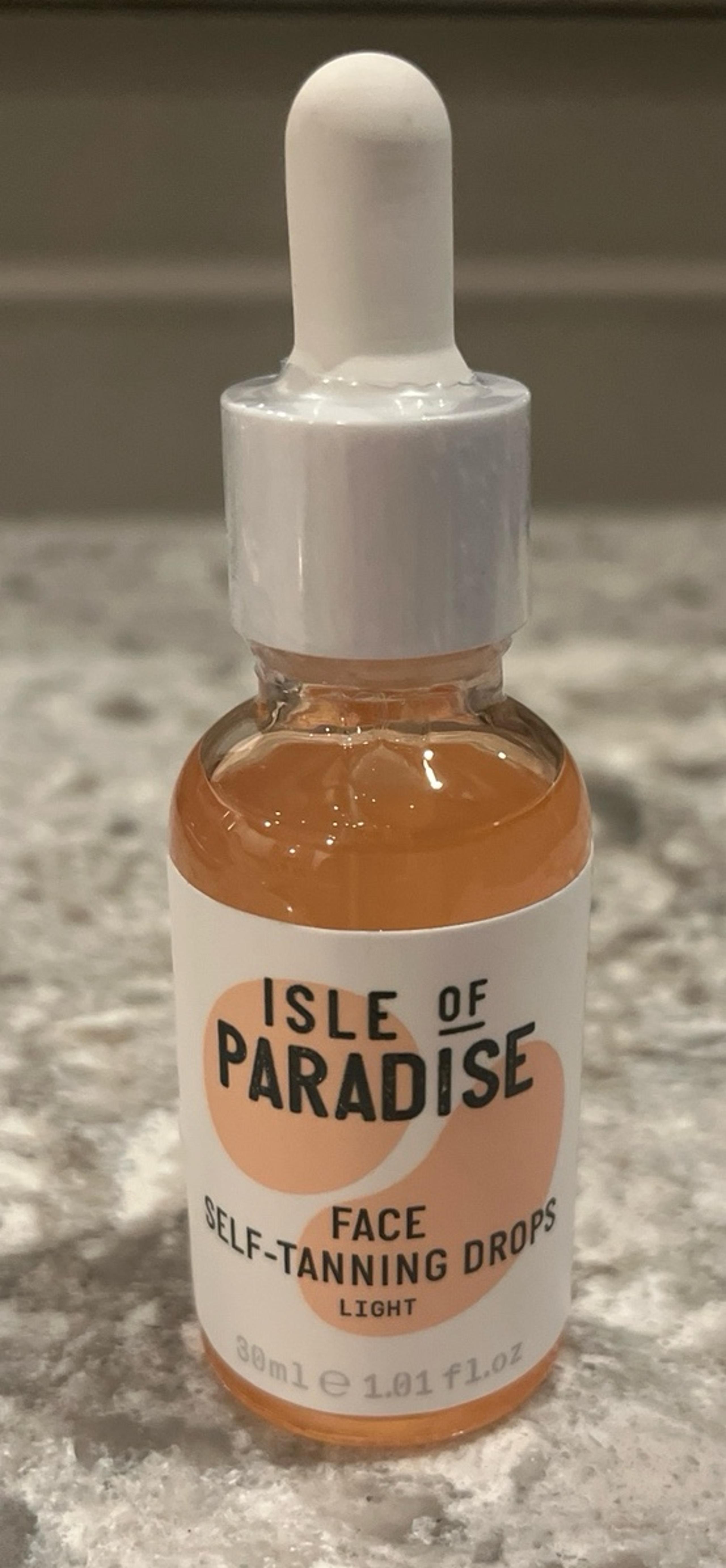 New Isle of Paradise Light Face  Self Tanning Drops