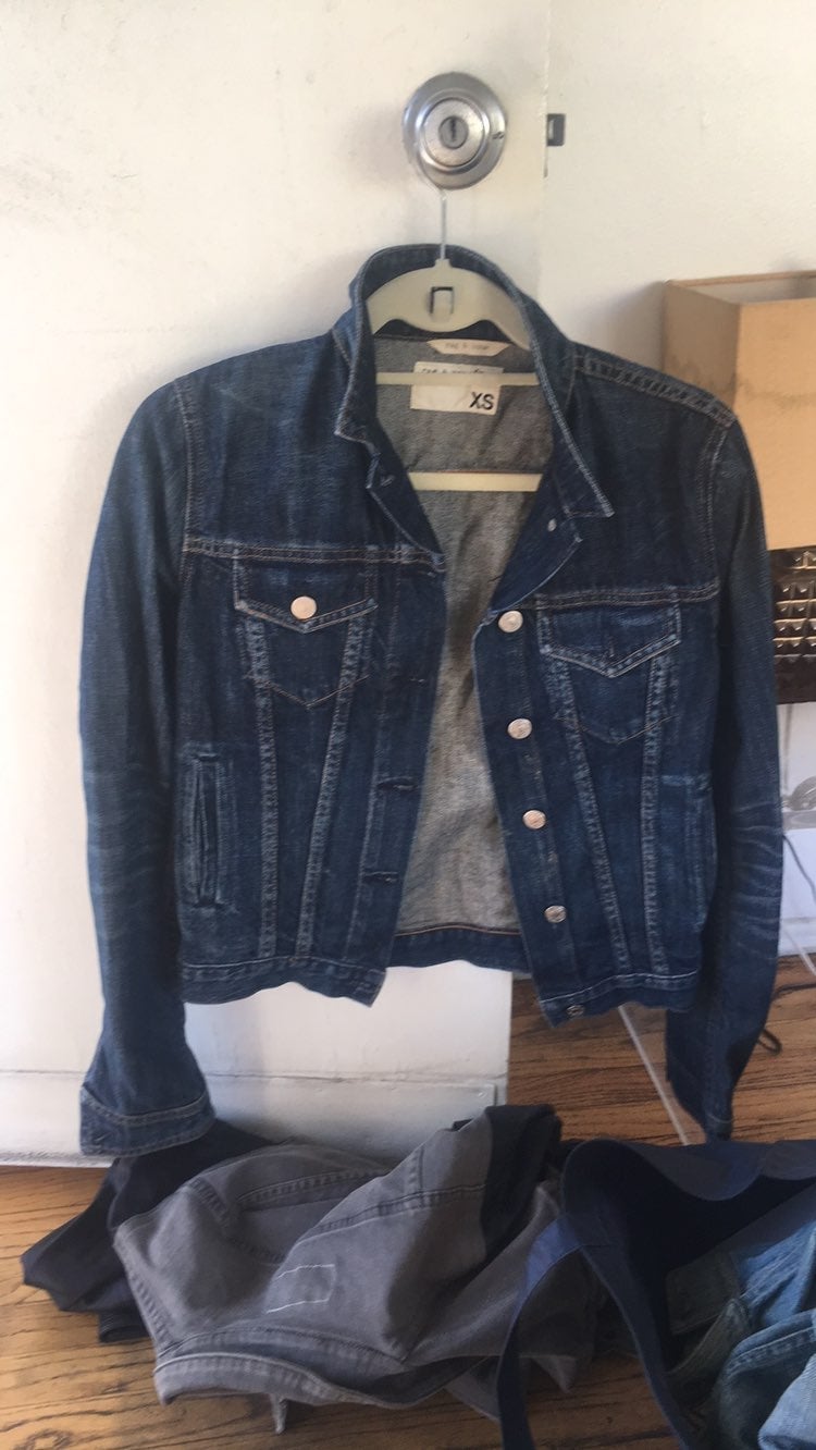 Rag & Bone Classic Dark Denim Jacket XS