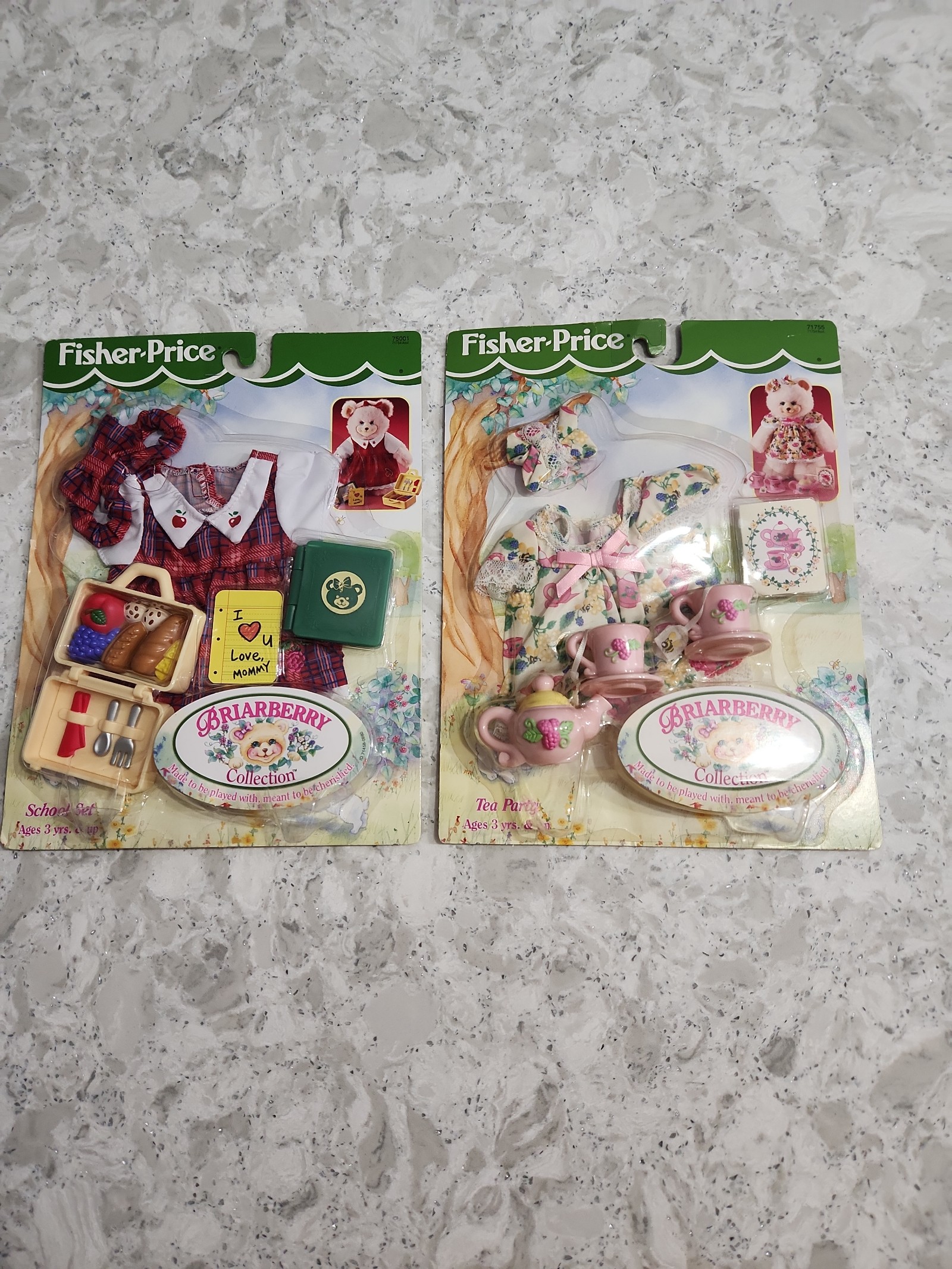Fisher price Tea Party & School Set 1998 & 1999