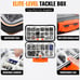 NEW Fishing Accessories Kit, Organized Fishing Tackle Box with Tackle Included
