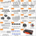 NEW Fishing Accessories Kit, Organized Fishing Tackle Box with Tackle Included