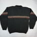 Vtg Woolrich Mens Collared Sweater Sz Large Wool Made In USA Heathered Navy B6