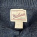 Vtg Woolrich Mens Collared Sweater Sz Large Wool Made In USA Heathered Navy B6