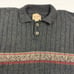 Vtg Woolrich Mens Collared Sweater Sz Large Wool Made In USA Heathered Navy B6