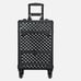 Aluminum Cosmetic Case Professional Trolley Makeup Train Case with Drawer Black