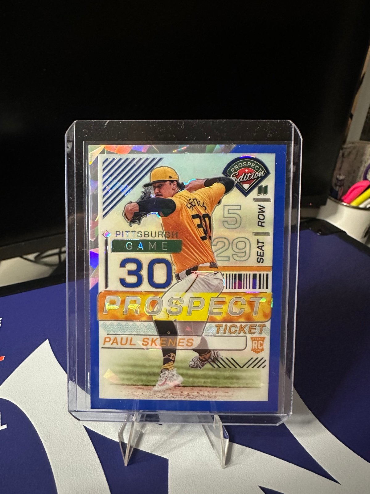 2024 Panini Prospect Edition Baseball #159 Paul Skenes RC Blue Ice Prizm /299