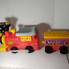 Kiddieland Mickey Mouse Ride On Train and Train Car