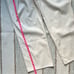 Mother High Waisted Egret Tunnel Vision Pleated Prep Faux Leather Pants Size 32