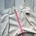 Mother High Waisted Egret Tunnel Vision Pleated Prep Faux Leather Pants Size 32