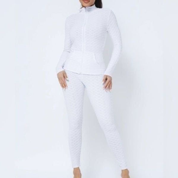 White honeycomb two piece active set