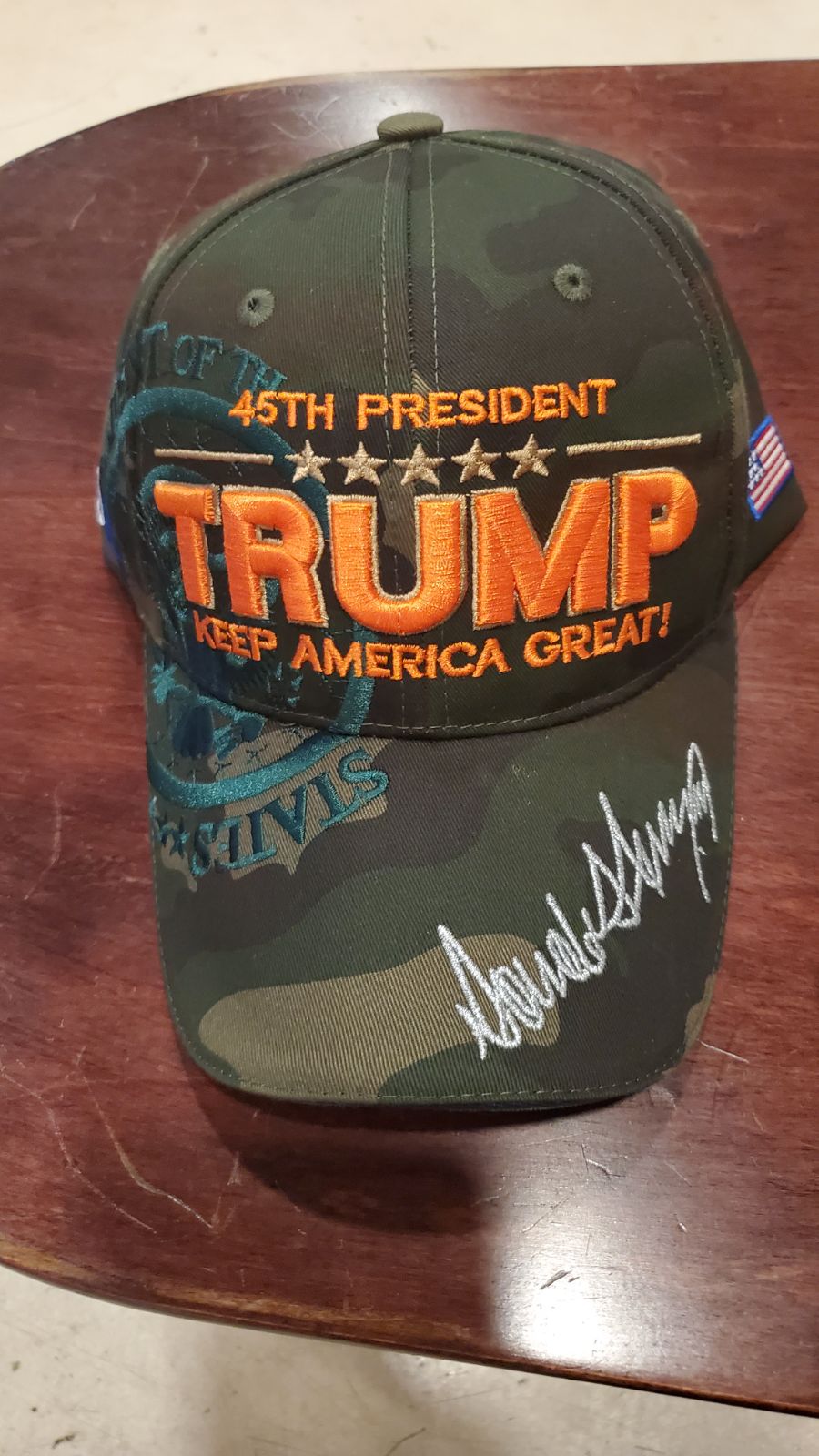 TRUMP HAT WITH SWOROVSKI CRYSTAL CUSTOM