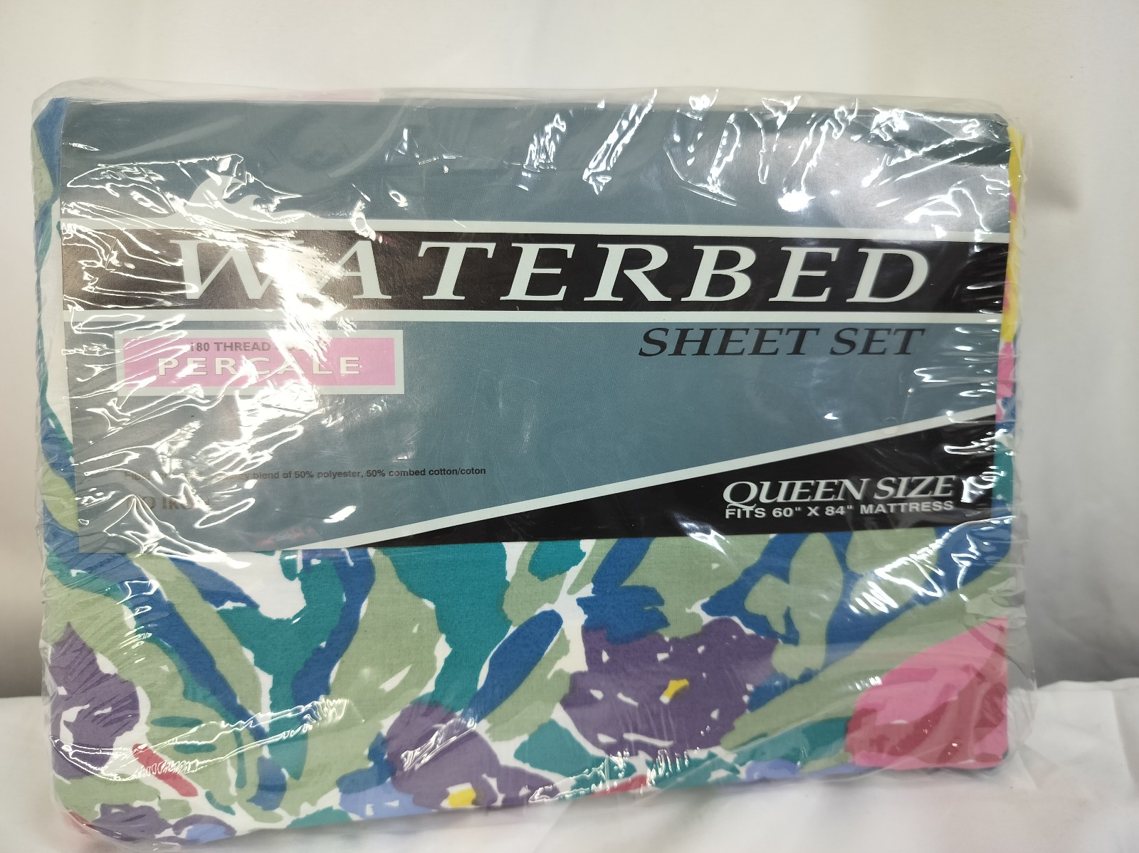 Vintage Springs Waterbed Queen Sheet Set 'Spring Flowers''