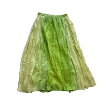 Sandy Starkman Women’s Large Vintage Long Silk Pleated Skirt