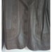 Chico's Chocolate Brown Embroidered Leather Size M Jacket Vg-ex Cond