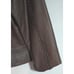Chico's Chocolate Brown Embroidered Leather Size M Jacket Vg-ex Cond