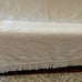 VTG Bates Heirloom Heritage Pattern Ivory Matelasse' Fringe 90X100 2 Spots EUC