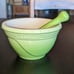 Le Creuset Palm Green Stoneware Mortar and Pestle